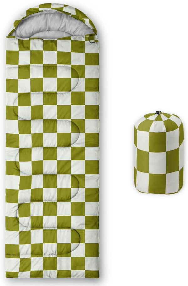 Sleeping Bags for Adults and Kids Backpacking Camping Sleeping Bags for Girls and Boys Lightweight Waterproof Cold/Warm Sleeping Bag for All Season
