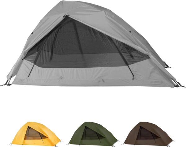Tent; Dome Camping and Backpacking Tent; Easy Instant Setup; Clip-On Rainfly Included